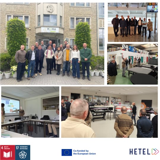 HETEL visita centros de FP de Flandes para reforzar la colaboración internacional