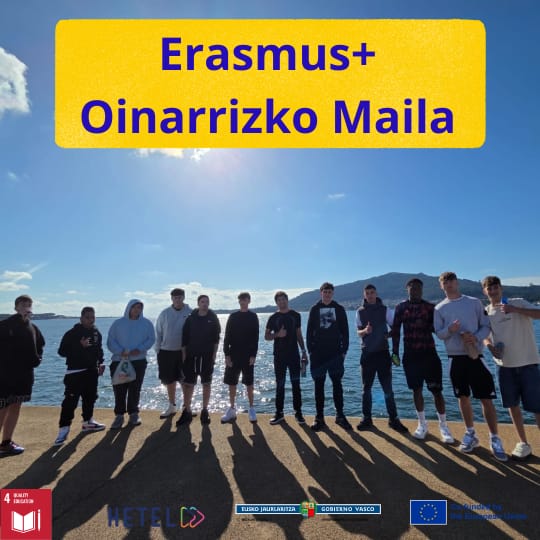 Oinarrizko LHko ikasleak Erasmus+ esperientziari hasiera eman diote Portugalen