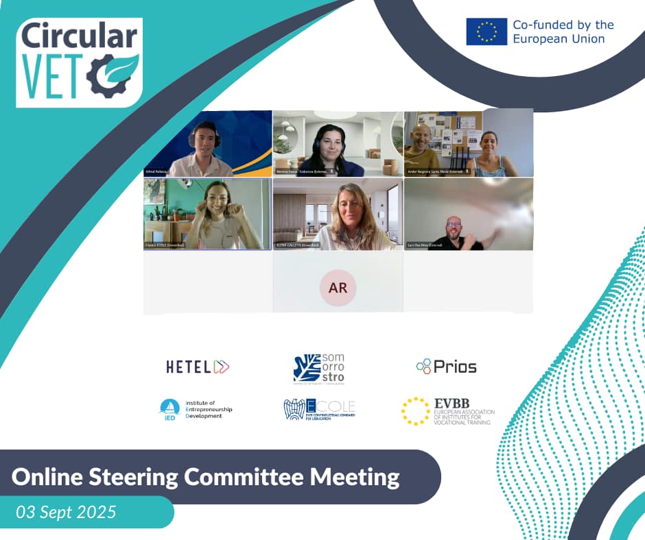 CircularVET Europar proiektuaren esparruan Lanbide Heziketan ekonomia zirkularra sustatzen